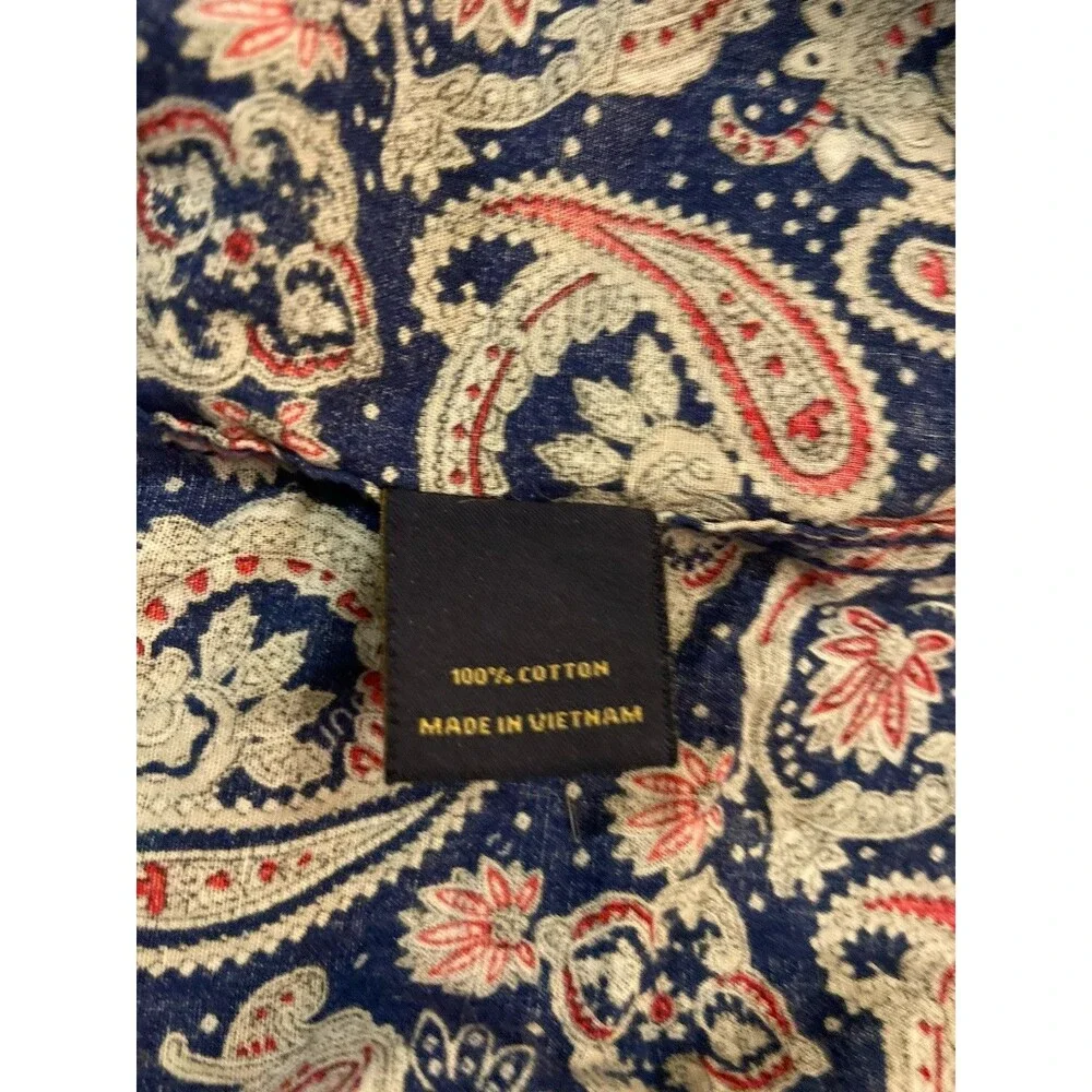 Cremieux Premium Paisley Shirt Men’s 3XB Long Sleeve Button Up Flip Cuff